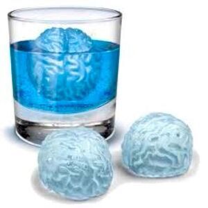 🦉2/$20 🆕 Brain Freeze Ice Cube Tray 4 Brain
